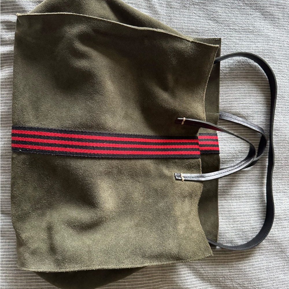 Clare V. Simple Tote in Olive Green